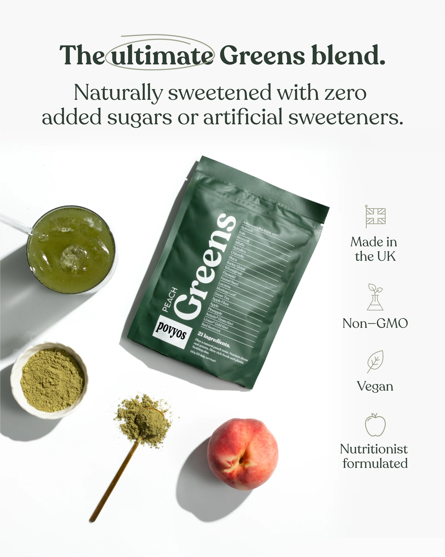 Povyos Greens Powder